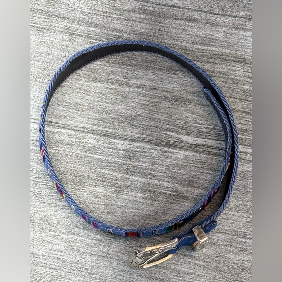 VTG Elite Accessories USA Made 1522 Native Southwest Aztec Womens Belt Fabric - Picture 2 of 16